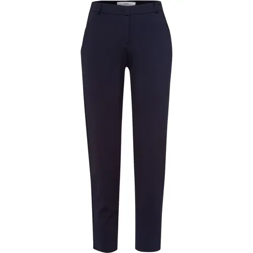 Soft and Stylish Maron S Pants in Navy , female, Sizes: M - BRAX - Modalova