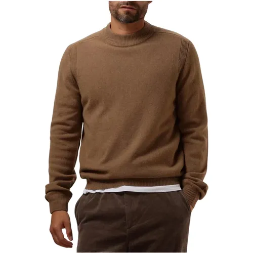 Herren Lambswool Strickpullover Braun,Herren Lambswool Strickpullover - Anerkjendt - Modalova