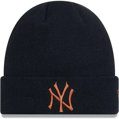 Schwarze Yankees League Cuff Beanie - new era - Modalova