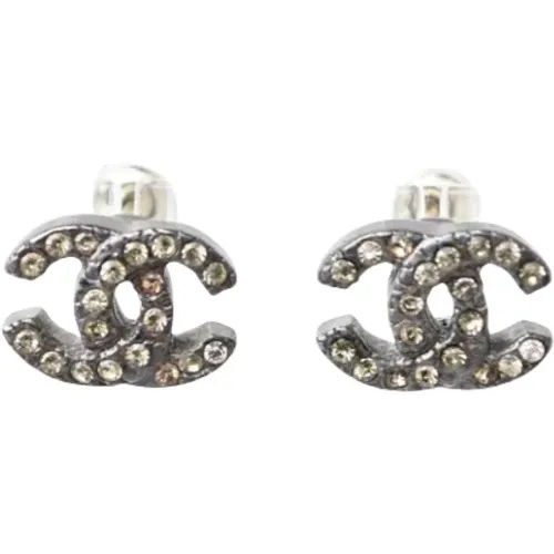 Pre-owned Metal earrings , female, Sizes: ONE SIZE - Chanel Vintage - Modalova