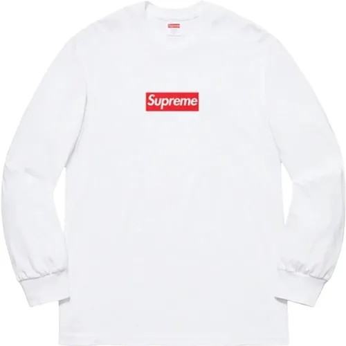 Box Logo Langarm , Herren, Größe: L - Supreme - Modalova