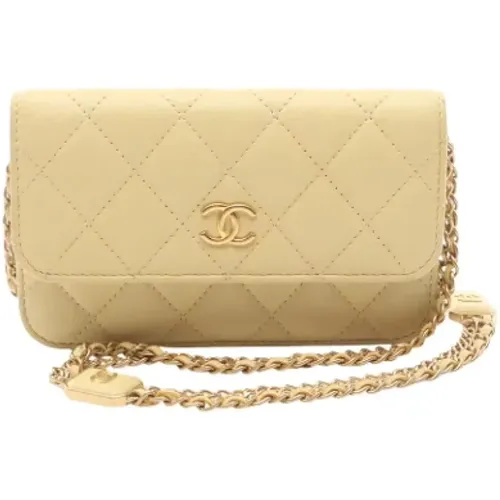 Pre-owned Leather chanel-bags , female, Sizes: ONE SIZE - Chanel Vintage - Modalova