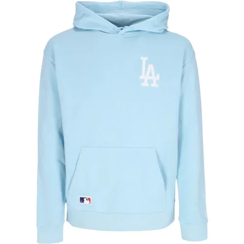 Dodgers Leichtgewicht Hoodie Blau/Weiß , Herren, Größe: L - new era - Modalova