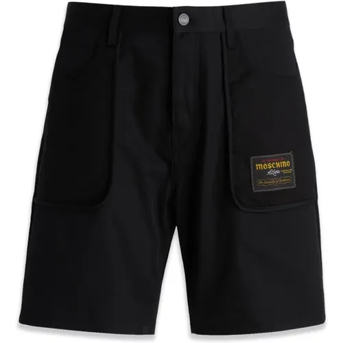 Stylische Bermuda Shorts für Männer , Herren, Größe: L - Moschino - Modalova