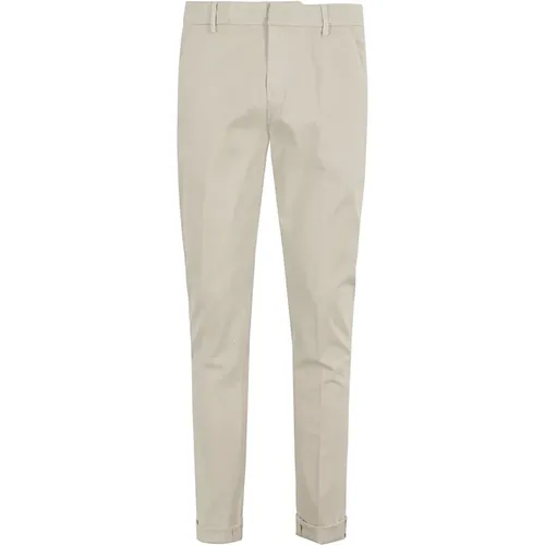 Gabardine Hose , Herren, Größe: W34 - Dondup - Modalova