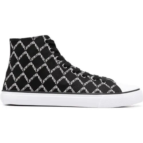 Logo High-Top Sneakers Canvas , male, Sizes: 7 UK - Paul Smith - Modalova