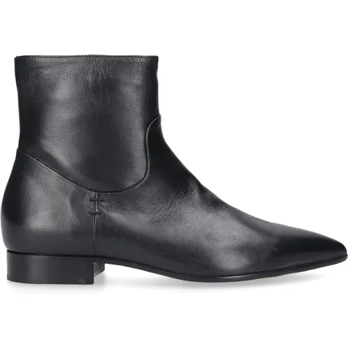 Classic 2131 Calf Leather Ankle Boots , female, Sizes: 6 1/2 UK, 5 UK, 4 UK, 6 UK - Pomme D'or - Modalova