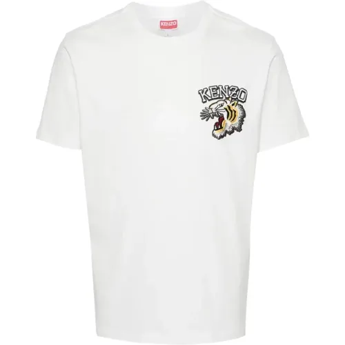 Jungle Varsity Cotton T-shirt , male, Sizes: 2XL - Kenzo - Modalova