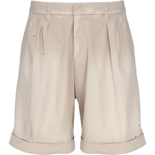 Loose Fit Bermuda Shorts , male, Sizes: W31 - Dondup - Modalova