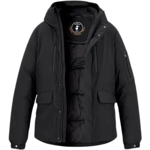 Hooded Winter Jacket , male, Sizes: M - Save The Duck - Modalova