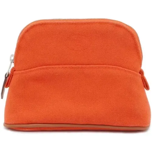 Pre-owned Canvas pouches , female, Sizes: ONE SIZE - Hermès Vintage - Modalova