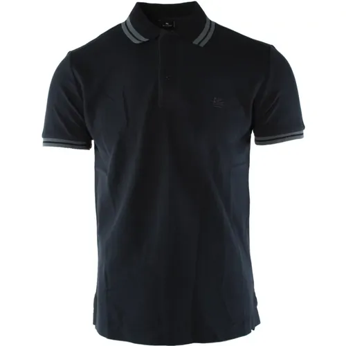 Blau Polo Shirt für Herren , Herren, Größe: 2XL - ETRO - Modalova