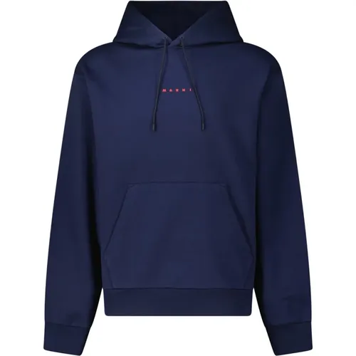 Logo Oversized Hoodie , Herren, Größe: S - Marni - Modalova