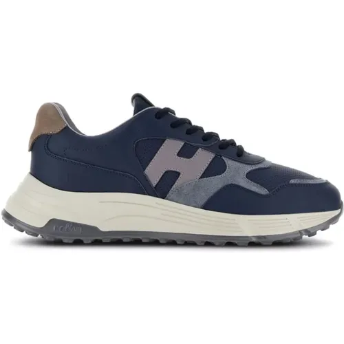 Blaue Sneakers für Männer Aw24 , Herren, Größe: 42 1/2 EU - Hogan - Modalova