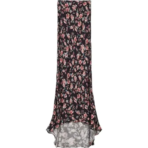 Floral Viscose Long Skirt , female, Sizes: M, S, XS - Mar De Margaritas - Modalova
