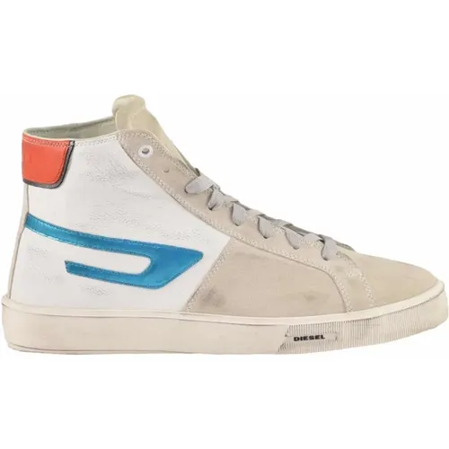 Leder Sneakers mit Gummisohle - Diesel - Modalova