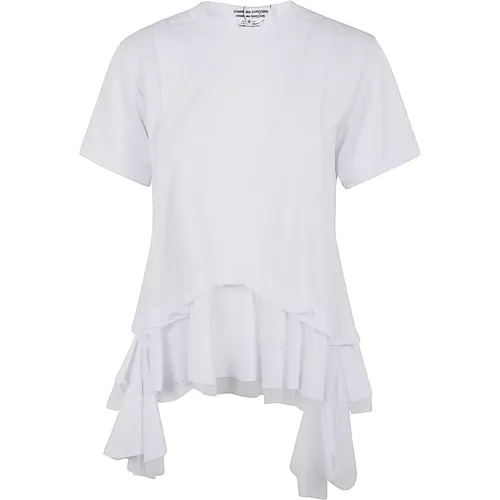 Tulle T-Shirt , female, Sizes: S, M - Comme des Garçons - Modalova