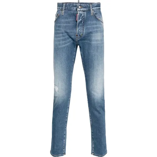 Clear Jeans , male, Sizes: L, S, XL, M, XS - Dsquared2 - Modalova