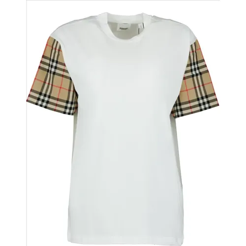 Carrick T-shirt in Cotton , female, Sizes: S, M, XS - Burberry - Modalova