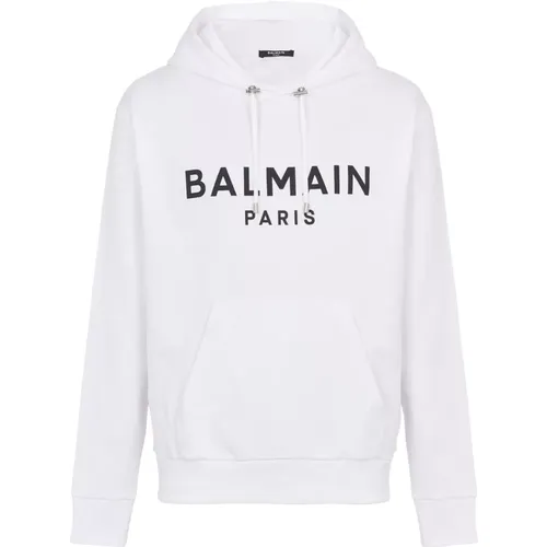 Paris Kapuzenpullover , Herren, Größe: S - Balmain - Modalova