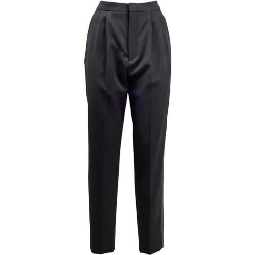 YSL Wool Pants , female, Sizes: L - Saint Laurent - Modalova