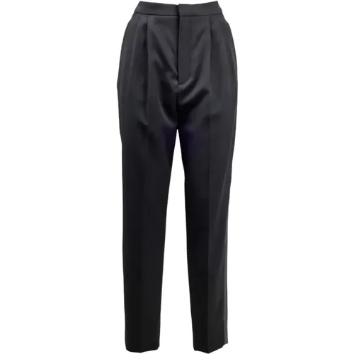 YSL Wool Pants , female, Sizes: XL - Saint Laurent - Modalova
