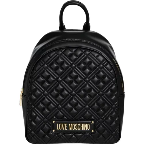 Elegant and Practical Women`s Backpack , female, Sizes: ONE SIZE - Love Moschino - Modalova