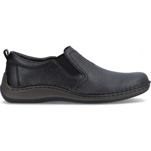 Comfortable Leather Business Flats , male, Sizes: 12 UK, 7 UK, 8 UK, 10 UK, 11 UK - Rieker - Modalova