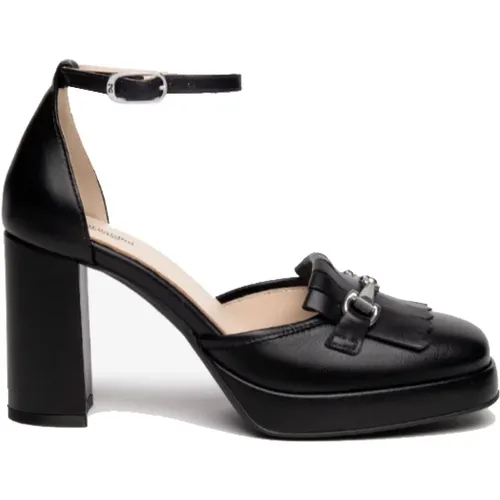 Schwarze Decoltè Schuhe Hergestellt in Italien , Damen, Größe: 38 EU - Nerogiardini - Modalova