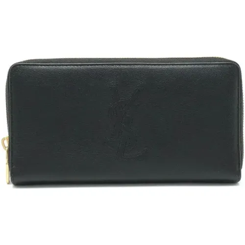 Pre-owned Leather wallets , female, Sizes: ONE SIZE - Yves Saint Laurent Vintage - Modalova