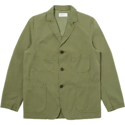 Five Pocket Jacket In Birch Summer Canvas , male, Sizes: S - Universal Works - Modalova