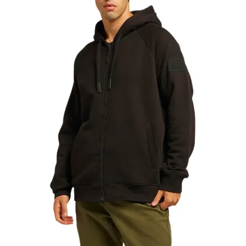 Hooded Full Zip Sweatshirt , male, Sizes: M - Sundek - Modalova