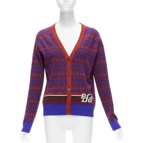 Pre-owned Wool outerwear , female, Sizes: XS - Prada Vintage - Modalova