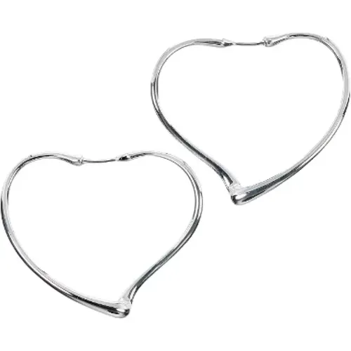 Pre-owned Silver earrings , female, Sizes: ONE SIZE - Tiffany & Co. Pre-owned - Modalova