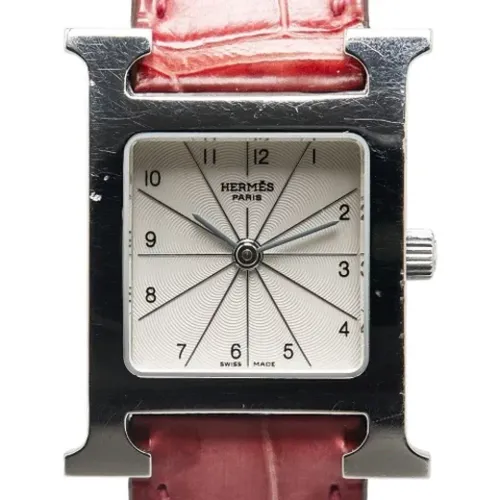 Pre-owned Stainless Steel watches , female, Sizes: ONE SIZE - Hermès Vintage - Modalova