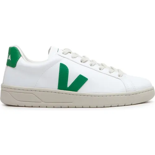 Weiße und grüne vegane Sneaker , Damen, Größe: 35 EU - Veja - Modalova