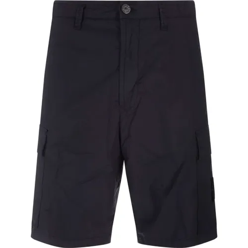 Cargo Bermuda Shorts Lightweight Canvas , male, Sizes: W32, W36, W30 - Stone Island - Modalova