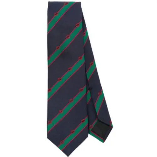 Elegant Silk Tie , male, Sizes: ONE SIZE - Gucci - Modalova