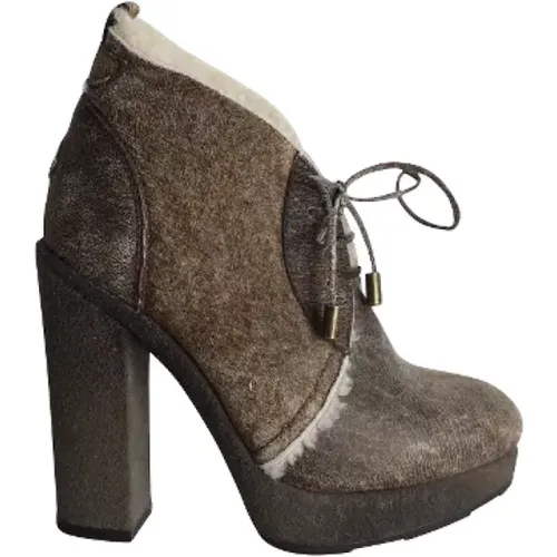 Pre-owned Wolle boots , Damen, Größe: 36 EU - Moncler Pre-owned - Modalova