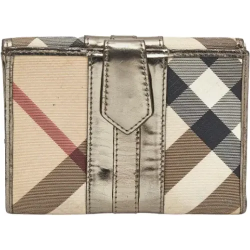 Pre-owned Leather wallets , female, Sizes: ONE SIZE - Burberry Vintage - Modalova