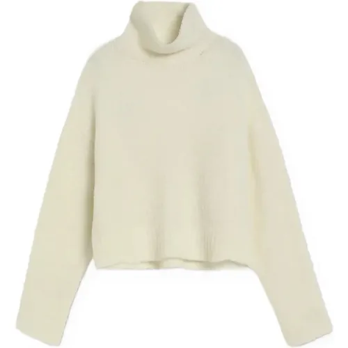 Fluffy Turtle Rollneck Sweater , Damen, Größe: M - SoSUE - Modalova