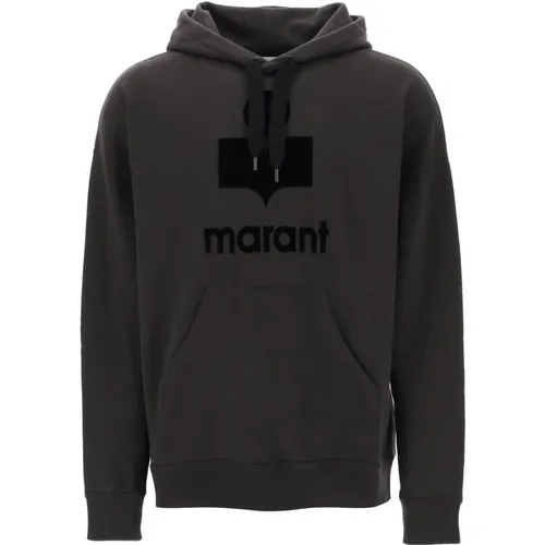 Oversized Miley Hoodie mit Flocked Logo , Herren, Größe: XL - Isabel marant - Modalova