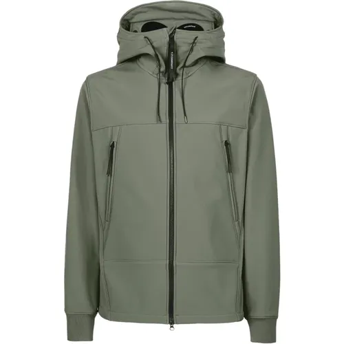 Shell-R Regenjacke mit Goggle-Kapuze , Herren, Größe: 2XL - C.P. Company - Modalova