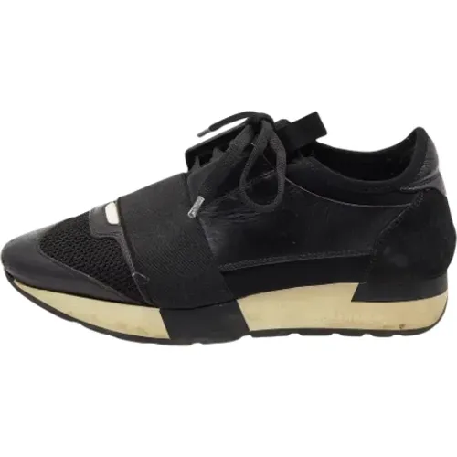 Pre-owned Leather sneakers , female, Sizes: 4 UK - Balenciaga Vintage - Modalova