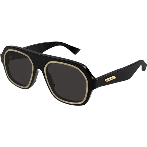 Grey Sunglasses, Sunglasses Bv1217S - Bottega Veneta - Modalova