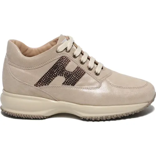 Timeless Leather Sneakers , female, Sizes: 2 1/2 UK, 4 1/2 UK, 3 1/2 UK - Hogan - Modalova