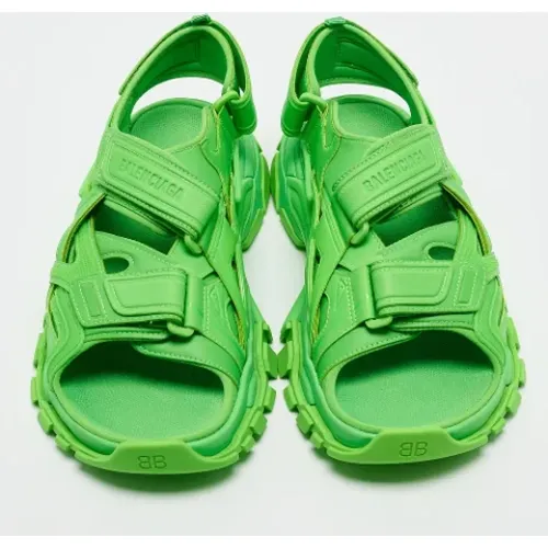 Pre-owned Rubber sandals , male, Sizes: 10 UK - Balenciaga Vintage - Modalova