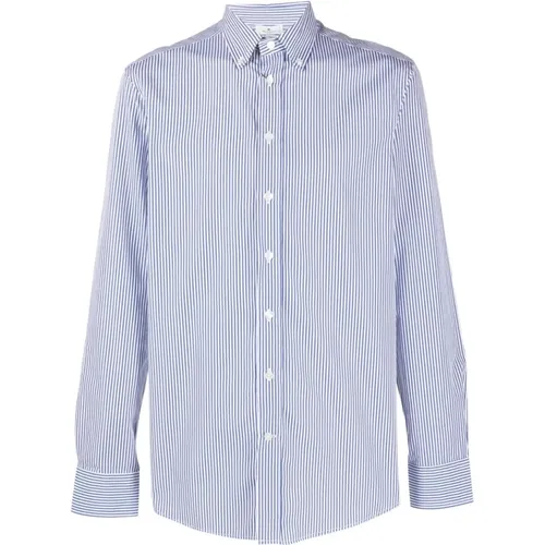 Etro , Camicia ,Blue male, Sizes: M - ETRO - Modalova