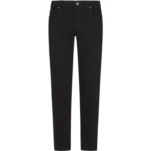 Stretch Denim Regular Fit Jeans - Dolce & Gabbana - Modalova