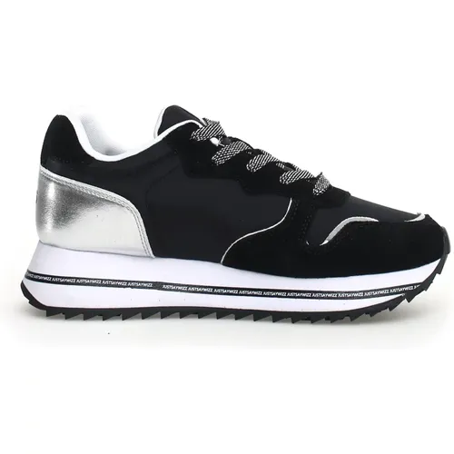 Schwarze Pailletten Sneakers W6YZ - W6YZ - Modalova